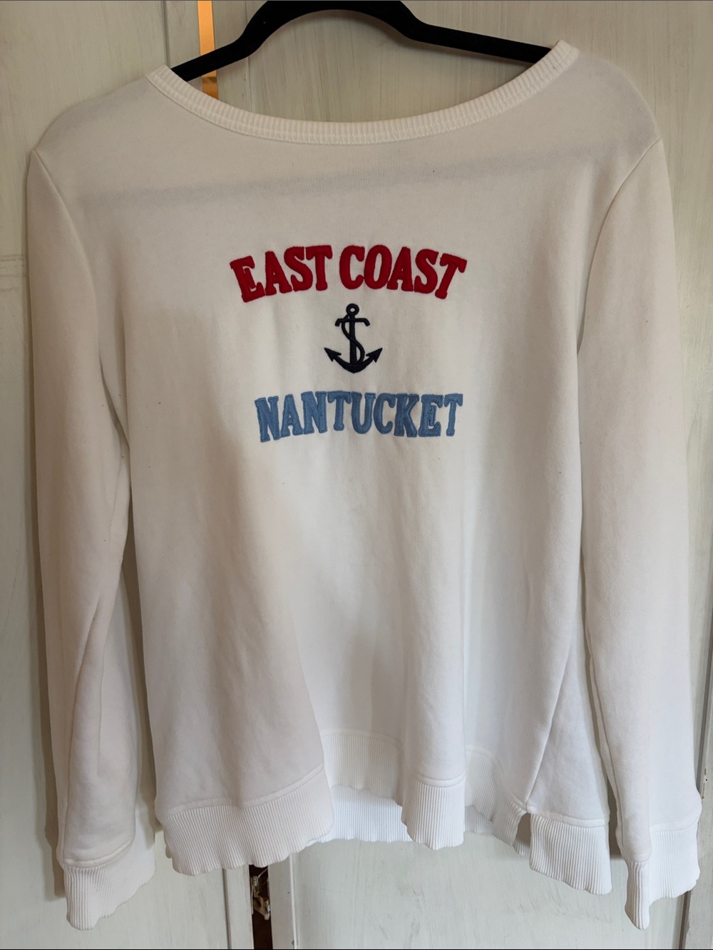 Talbot’s East Coast Nantucket anchor Graphic Sweatshirt sz M